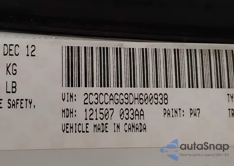 2013 Chrysler 300 300S Glacier from USA, damaged, VIN 2C3CCAGG9DH600938